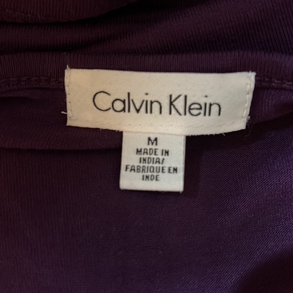 Calvin Klein holiday top size M color eggplant or dark purple - Picture 5 of 6
